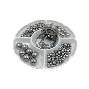 Válvula de bola de mirada hueca grande a precio de fábrica, rodamientos de plástico de acero inoxidable de bola 500, modelo decorativo, bola de acero al carbono
