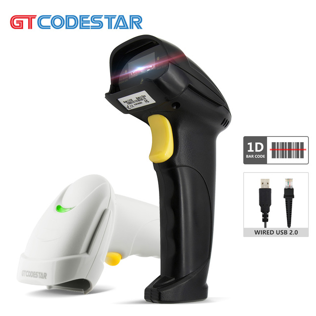 X-9100 Barcode Scanner Laser Barcode Reader 1D Handheld Bar Code Scanner