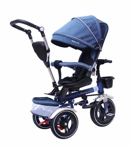 <span class=keywords><strong>Tricycle</strong></span> coloré pour enfants, 1 pièce, jouet, poussette pour bébés, <span class=keywords><strong>tricycle</strong></span> pour garçons et filles, réglage du siège, cadre en acier, <span class=keywords><strong>Tricycle</strong></span> avec musique - Product Image 4