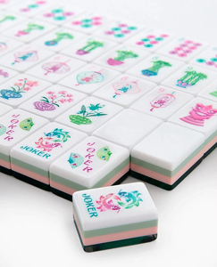 <span class=keywords><strong>Jeu</strong></span> de tuiles de mahjong américain personnalisé avec un design UV tendance, imprimé en typographie, <span class=keywords><strong>construction</strong></span> durable - Product Image 2