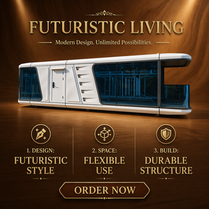 Capsule modulaire de luxe pour <span class=keywords><strong>centre</strong></span> de vente immobilière, pod d'exposition préfabriqué, <span class=keywords><strong>maison</strong></span> commerciale mobile - Product Image 2