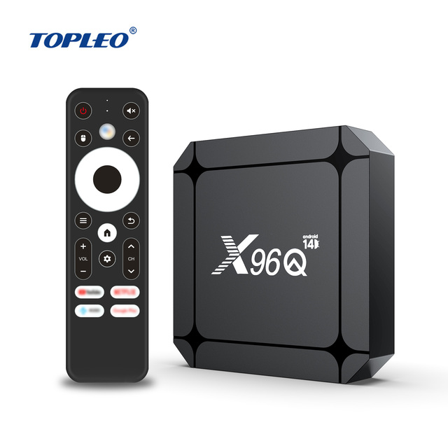 Topleo X96Q Android 14 Smart TV Box RK3518 4K 2025 Quad Core Processor Set Top Box