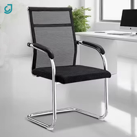 Bas prix d'usine en gros de meubles de maison chaise de bureau en maille sans roues chaises de conférence chaise de personnel de bureau