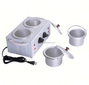 Offre Spéciale Double Pots Volume 1000ml Salon Paraffine Chauffe-Cire Blanc Noir Professionnel Chauffe-Cire Épilation Cire Cheveux Machine - Product Image 3