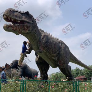 Dinosaurios Robóticos Gigantes del <span class=keywords><strong>Parque</strong></span> <span class=keywords><strong>de</strong></span> <span class=keywords><strong>Atracciones</strong></span> <span class=keywords><strong>Jurassic</strong></span> <span class=keywords><strong>World</strong></span>, Dinosaurio Animatrónico Modo T-rex para <span class=keywords><strong>Parque</strong></span> Temático, Venta Caliente <span class=keywords><strong>de</strong></span> Fábrica - Product Image 6