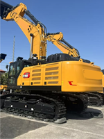 Excavatrice géante pour l'exploitation minière SY750H-S SY705H-S, méga-engin de terrassement |   Godet super grand format de 4,6 à 5,4 m³, poids opérationnel de 76,2 tonnes