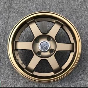 ขนาด15x7 PCD 4x100อลูมิเนียม <span class=keywords><strong>SUV</strong></span> pick-up ล้อขอบการไหลของขอบสำหรับฮอนด้าแอคทีฟขูดอัลลอยด์สำหรับ <span class=keywords><strong>TE37</strong></span>รังสี - Product Image 1