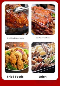 เตาแก๊สแบบตั้งโต๊ะพร้อมเตาย่างสเตนเลสสตีลสำหรับร้านอาหาร - Product Image 3