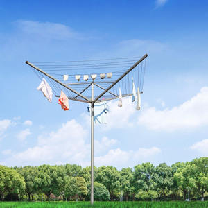 Prix usine maison vêtements résistants suspendus sèche-linge pour <span class=keywords><strong>jardin</strong></span> extérieur roulant pliable <span class=keywords><strong>parapluie</strong></span> vêtements étendoir - Product Image 5