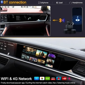 หน้าจออัจฉริยะ Copilot ขนาด 11 นิ้ว รุ่นอัปเกรด สำหรับ Porsche Panamera ปี 2017-2023 พร้อมระบบนำทาง GPS วิทยุติดรถยนต์ Android เครื่องเล่นมัลติมีเดีย วิดีโอ และ Carplay - Product Image 1