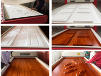 Presse de formage et de laminage sous vide à membrane PVC pour portes de meubles en MDF et bois, automatique et économique