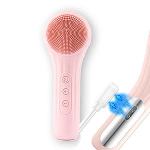 <span class=keywords><strong>Brosse</strong></span> <span class=keywords><strong>nettoyante</strong></span> faciale étanche IPX7 Sonic, rechargeable, nettoyage en profondeur, exfoliation, <span class=keywords><strong>brosse</strong></span> électrique pour le <span class=keywords><strong>visage</strong></span>, nettoyage des pores - Product Image 1