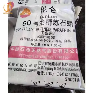 Bulk Paraffin Wax Fully Refined Paraffin Wax 60-62 Kunlun Paraffin Wax