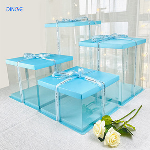 Cajas Grandes y Altas para Pastel de 6 Pulgadas, Cajas Transparentes con Ventana para Invitados - Product Image 5