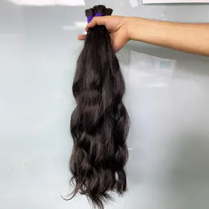 Vietnamita Cabelo Humano וייטנאם שיער לא מעובד בתפזורת שיער הטוב ביותר 100% טבעי אדם רמי שיער לא מעובד
