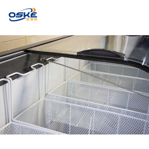 Thương mại công suất lớn Tủ đông siêu thị đảo tủ trưng bày tủ lạnh tủ lạnh đông lạnh kem đông lạnh - Product Image 3