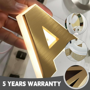 Insegna Luminosa Personalizzata 3D a LED con Lettere Frontali Illuminate per Negozi, Attività Commerciali, Logo Aziendale, Pubblicità, Insegna Luminosa in Acciaio Metallico - Product Image 4