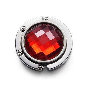 Ruby <b>Adjustable</b> Portable <b>Table</b> <b>Folding</b> Purse Hanger Bag Holder Handbag Hook for Ladies - Product Image 1