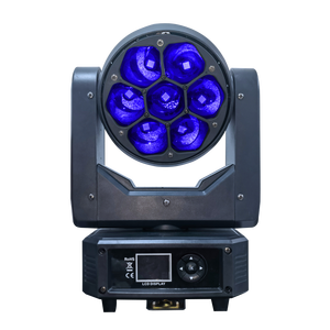 Mini 7x40W RGBW 4in1 LED abeja ojo zoom cabeza móvil luz lavado etapa Luz - Product Image 2
