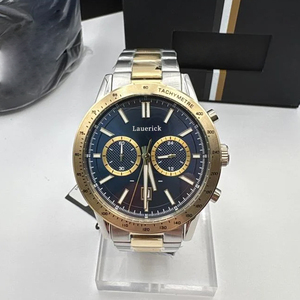 Montre à quartz pour homme, best-seller, multifonctionnelle, <span class=keywords><strong>chronographe</strong></span>, calendrier, simple, bracelet en acier inoxydable de 22 mm, aiguilles - Product Image 5