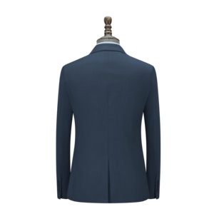Prix de gros, best-sellers, costumes pour hommes de haute qualité, bleu paon, coupe ajustée, deux pièces, respirants, pour l'automne, pour les affaires - Product Image 4
