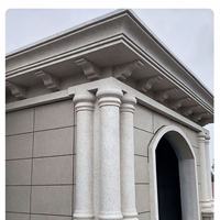 Moule en plastique ABS réutilisable pour corniche en béton coulé sur place, moule décoratif européen pour corniche de villa, hôtel, mur extérieur