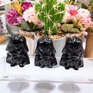 Vente en gros <span class=keywords><strong>pierre</strong></span> naturelle cristal obsidienne <span class=keywords><strong>chevalier</strong></span> sculpture pour décoration de la maison cadeau - Product Image 4