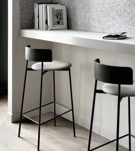 Hiện Đại Kiểu dáng đẹp màu đen trắng thanh phân ghế bọc thoải mái cho nhà bếp ăn uống phòng ngủ khác nhau chất lượng tốt cho ngoài trời - Product Image 1