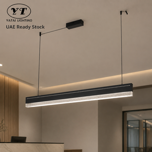 Modern Led Dimmable Remote Control Tricolor Metal Pendant <b>Light</b> For <b>Indoor</b> Dining Room Restaurant Adjustable Height - Product Image 1