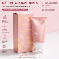 Emballages en papier de haute qualité pour produits de soin Volufiline avec gaufrage, laminage mat, doublure en éponge, recyclables