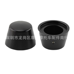 ฝาครอบแกนล้อหน้ามอเตอร์ไซค์ Jin Hongyang ขนาด 32 มม. อลูมิเนียม CNC สีดำเคลือบไฟฟ้า สำหรับตกแต่งแกนล้อ - Product Image 3