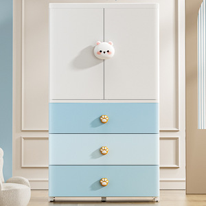 Muebles <span class=keywords><strong>de</strong></span> dibujos animados <span class=keywords><strong>para</strong></span> bebés con puerta multicapa <span class=keywords><strong>ropa</strong></span> colgante <span class=keywords><strong>para</strong></span> bebés armario <span class=keywords><strong>para</strong></span> niños cajón <span class=keywords><strong>de</strong></span> almacenamiento <span class=keywords><strong>de</strong></span> plástico - Product Image 2