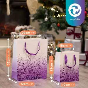 Sac en papier personnalisé de luxe pour vêtements, emballage cadeau, durable, réutilisable, avec poignée, pour bijoux et commerce de détail - Product Image 5