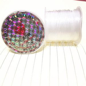 Fil à perles en nylon transparent 0,2 mm 0,25 mm 0,3 mm 0,4 mm 0,45 mm 0,5 mm non élastique, ligne de pêche artisanale pour la fabrication de bijoux - Product Image 2