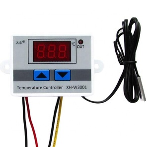 Termostato Digital XH-W3001 de 12V/24V/220V, Controlador de Temperatura W3001, Interruptor de Calefacción y Refrigeración + Sensor NTC - Product Image 1