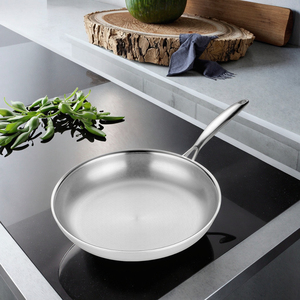 Sartén Premium de acero inoxidable 304 de 3 capas para cocinar fácilmente Sartén <span class=keywords><strong>sin</strong></span> toxinas PFAS para cocinar en familia - Product Image 3