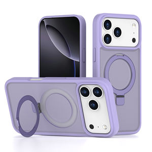 Custodia personalizzata per telefono opaca traslucida con anello invisibile per <span class=keywords><strong>iPhone</strong></span> 17 16 Pro Max <span class=keywords><strong>cover</strong></span> antiurto - Product Image 6