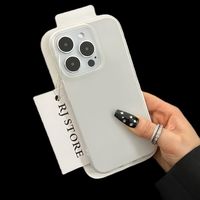 Coque de téléphone givrée simple pour iphone 16 15 14 12 13 Pro Max XR couverture antichoc dure usine prix de gros coque de haute qualité