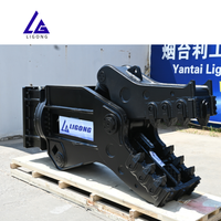 Pulvérisateur hydraulique pour béton avec mâchoires de concasseur pour mini-excavatrice de 2 à 9 tonnes, certifié CE, pour le concassage des murs intérieurs