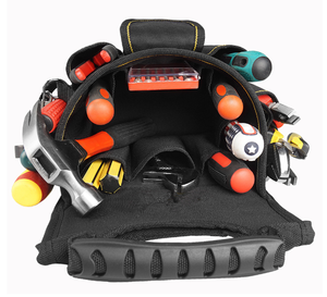 Sac de ceinture pour outils de quincaillerie en toile résistante, multifonctionnel, portable, professionnel, durable, fabriqué en usine BSCI - Product Image 6