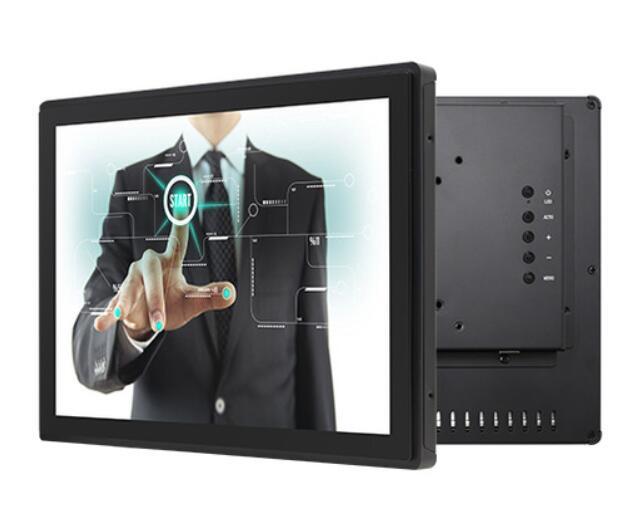 Open Frame 10.1" Inch IPS Screen Industrial LCD Touchscreen Display Monitor with VGA H-D-M-I Input Ports Metal Casing