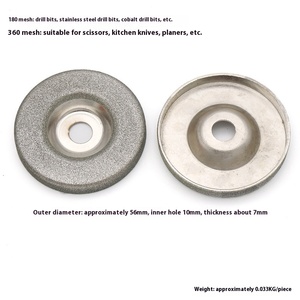 Máquina herramienta de broca multifuncional, afilador de cuchillos, ruedas de solapa, disco de molienda de vidrio de esmeril a juego, tijeras, rueda de molienda - Product Image 6