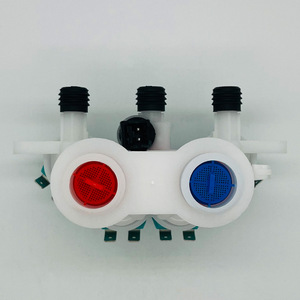 วาล์วน้ำเข้า W11096267 4 ทางไฟฟ้า 110 V พลาสติกทนทานสำหรับชิ้นส่วนเครื่องซักผ้า - Product Image 3