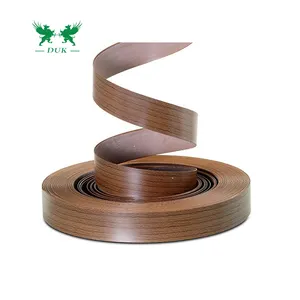 Flexible plastic furniture edging strip, single color solid color wood color PVC furniture Edge banding