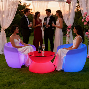 Fun <span class=keywords><strong>Bar</strong></span> Mobilier lumineux <span class=keywords><strong>Bar</strong></span> Chaise lumineuse RGB Télécommande sans fil Chaise lumineuse <span class=keywords><strong>de</strong></span> fête en plein air - Product Image 1