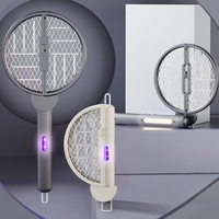 Répulsif Moustiques Électrique Rechargeable Pliable pour la Maison : Appareil Anti-Moustiques et Éclairage Intégré (2-en-1)