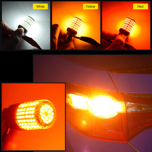 Đèn xi nhan <span class=keywords><strong>LED</strong></span> Canbus 1500Lm 22W 12V 24V 1156 1157 T20 trắng đỏ vàng hổ phách, tích hợp đèn phanh xe hơi, bóng đèn <span class=keywords><strong>LED</strong></span> Bay15D P21W Ba15S - Product Image 3