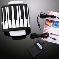 Piano portátil recargable de 61/88 teclas, teclado de silicona ecológico, juguete educativo, instrumento musical resistente al agua