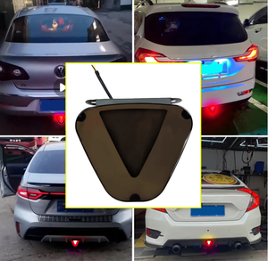 A80 xe tải mới dẫn đèn sương mù phía sau mê hoặc màu sắc độ sáng cao phanh lái xe cảnh báo đèn Flash chống tailgating đèn DC12-24V - Product Image 5