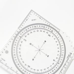 Righello coordinato quadrato UTM/MGRS da 10,5 cm e goniometro con varie scale per lettura mappe e navigazione all'aperto - Product Image 6